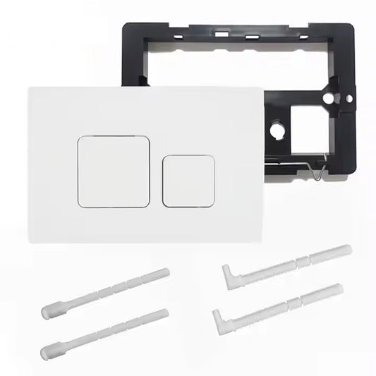 High Quality Dual Flush Toilet Plate Flush Plate Concealed Hotel Flush Mount Panel for Wall Hung Flush Tank