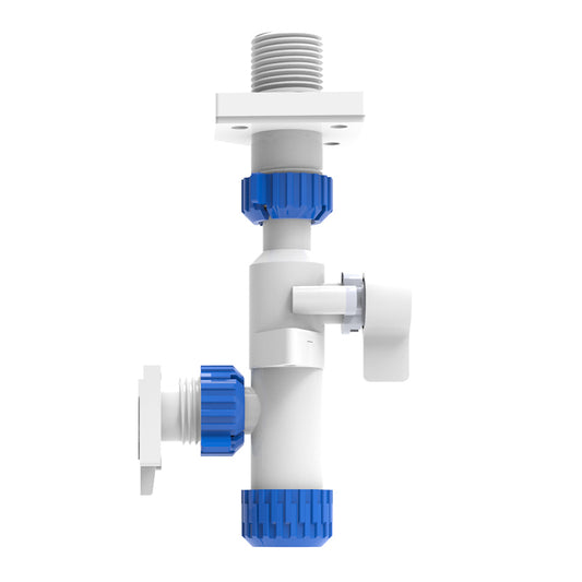 The concealed water tank drain valve and flush valve are suitable for concealed toilets