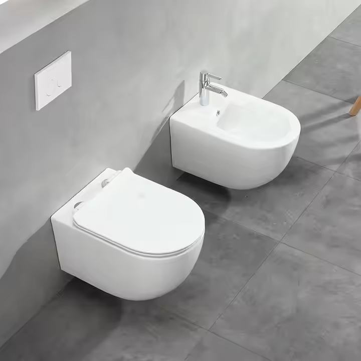 Geberit equivalent New hidden water tank, double-speed flushing panel toilet and bathroom toilet water tank