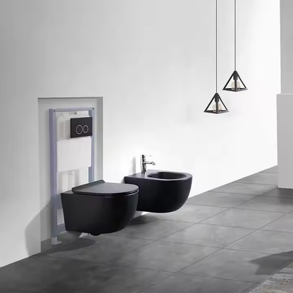 Geberit equivalent New hidden water tank, double-speed flushing panel toilet and bathroom toilet water tank