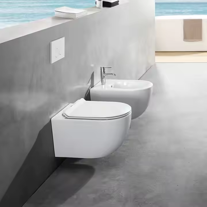 Geberit equivalent Modern new hidden water tank white plastic high-pressure simple toilet water tank